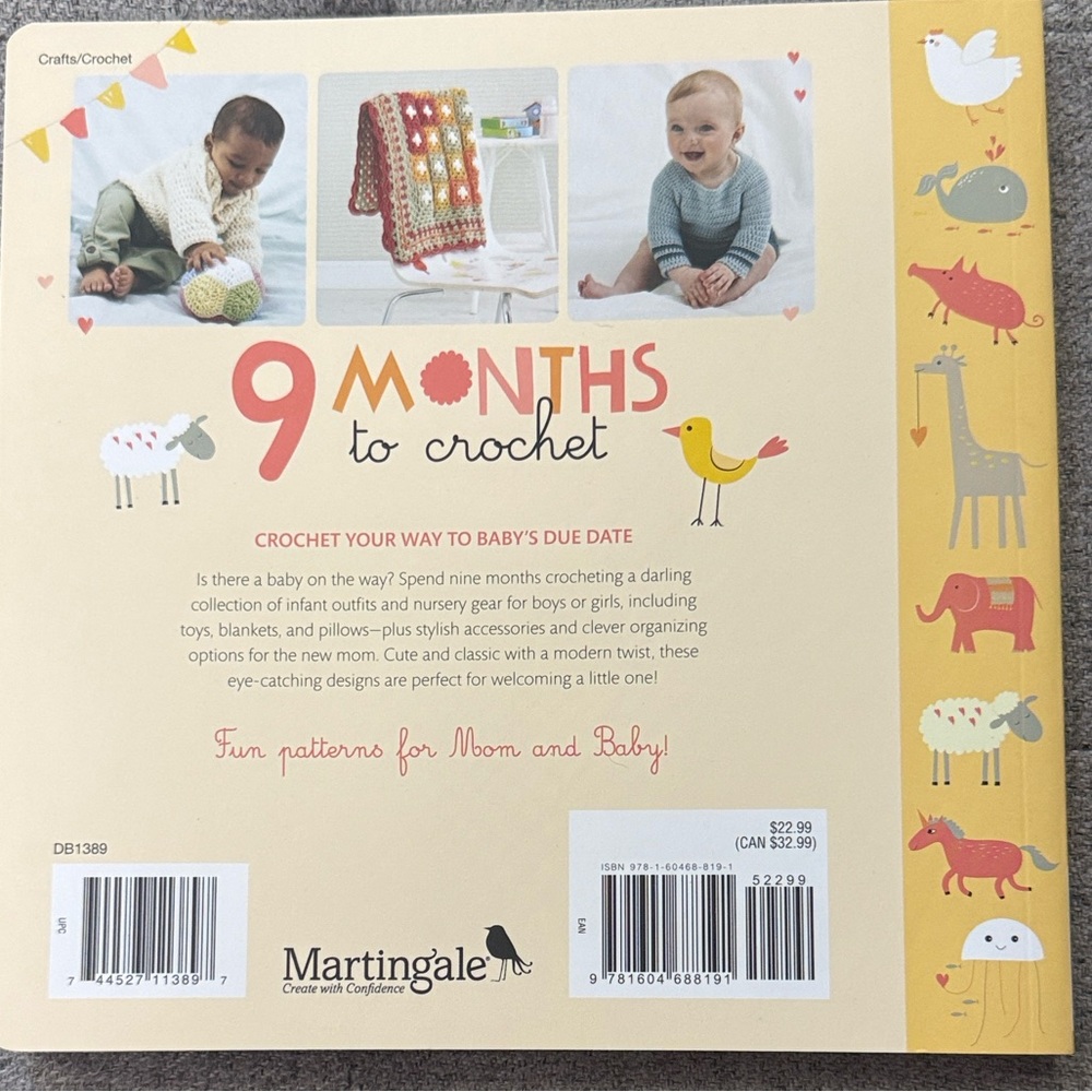 9 Months to Crochet Book - Crochet Patterns for New Baby. - Picture 2 of 2